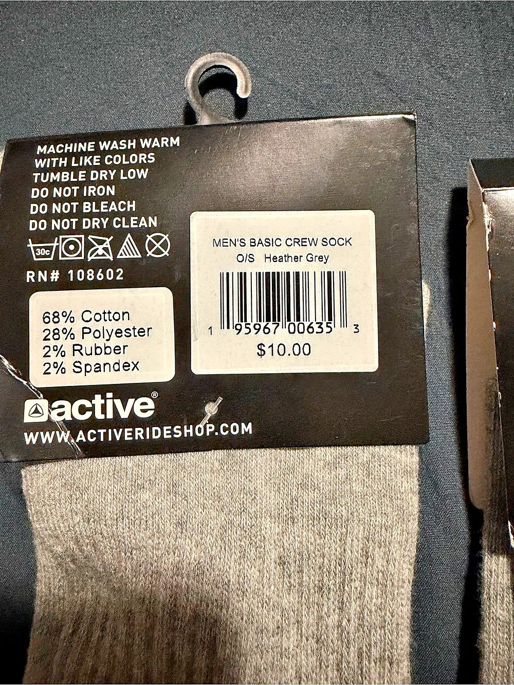 Active Ride Shop Crew Socks - Picture 3 of 4